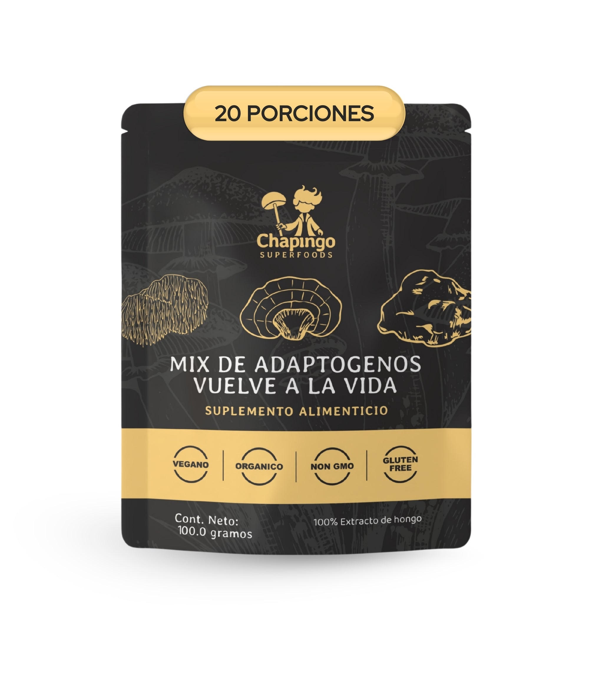 Mix de Adaptógenos Vuelve a la Vida | Chapingo Superfoods