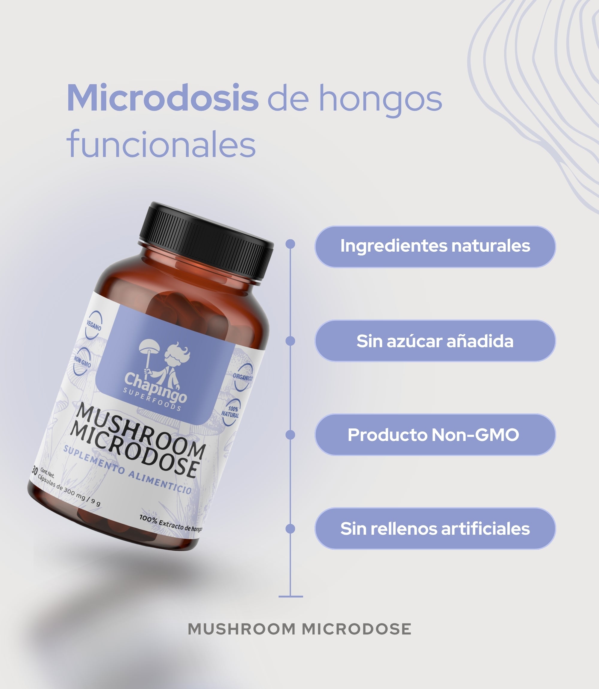 Mushroom Microdose | Chapingo Superfoods