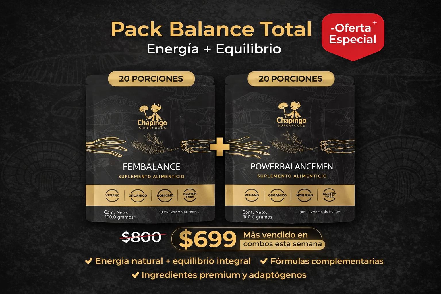 Pack Balance Total | Energía + Equilibrio